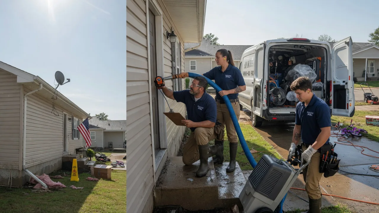 Ceiling Water Damage Restoration in Karnack, TX near me